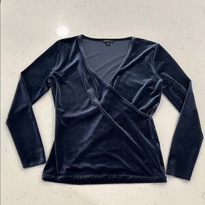 Women's Velvet Wrap Top shirt